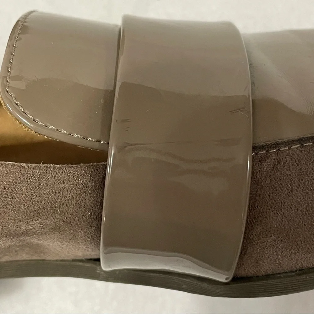 Dr. Scholl's Pointed Toe‎ Flats Loafer Cushioned Comfort Slip On Taupe Size 7M
